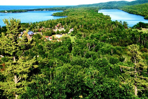 Klasyczny krajobraz Natura i woda