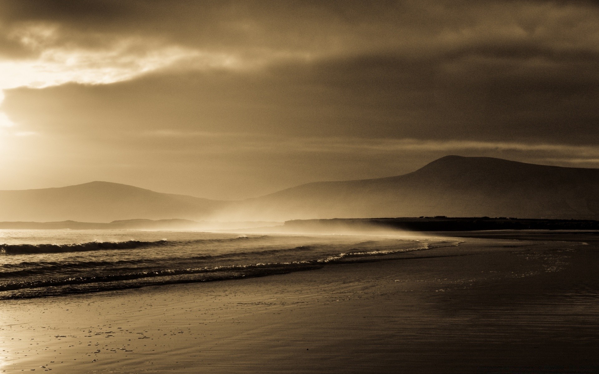 vintage coucher de soleil eau plage mer aube océan soleil ciel paysage paysage nature crépuscule tempête sable dramatique nuage soirée voyage