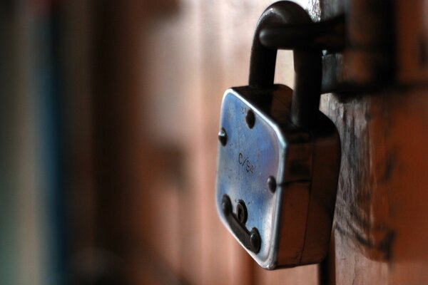 Lock on the door for indoor safety