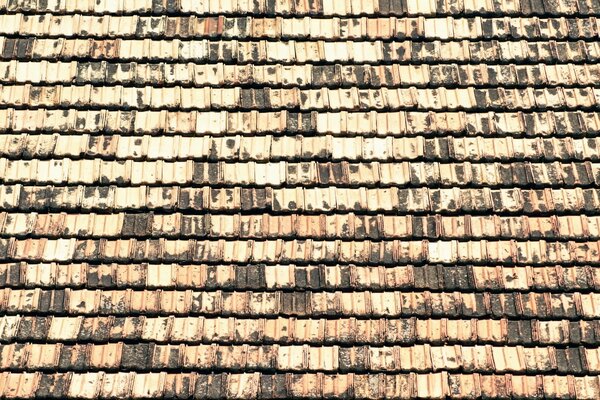 Tiles of the color of a brick wall