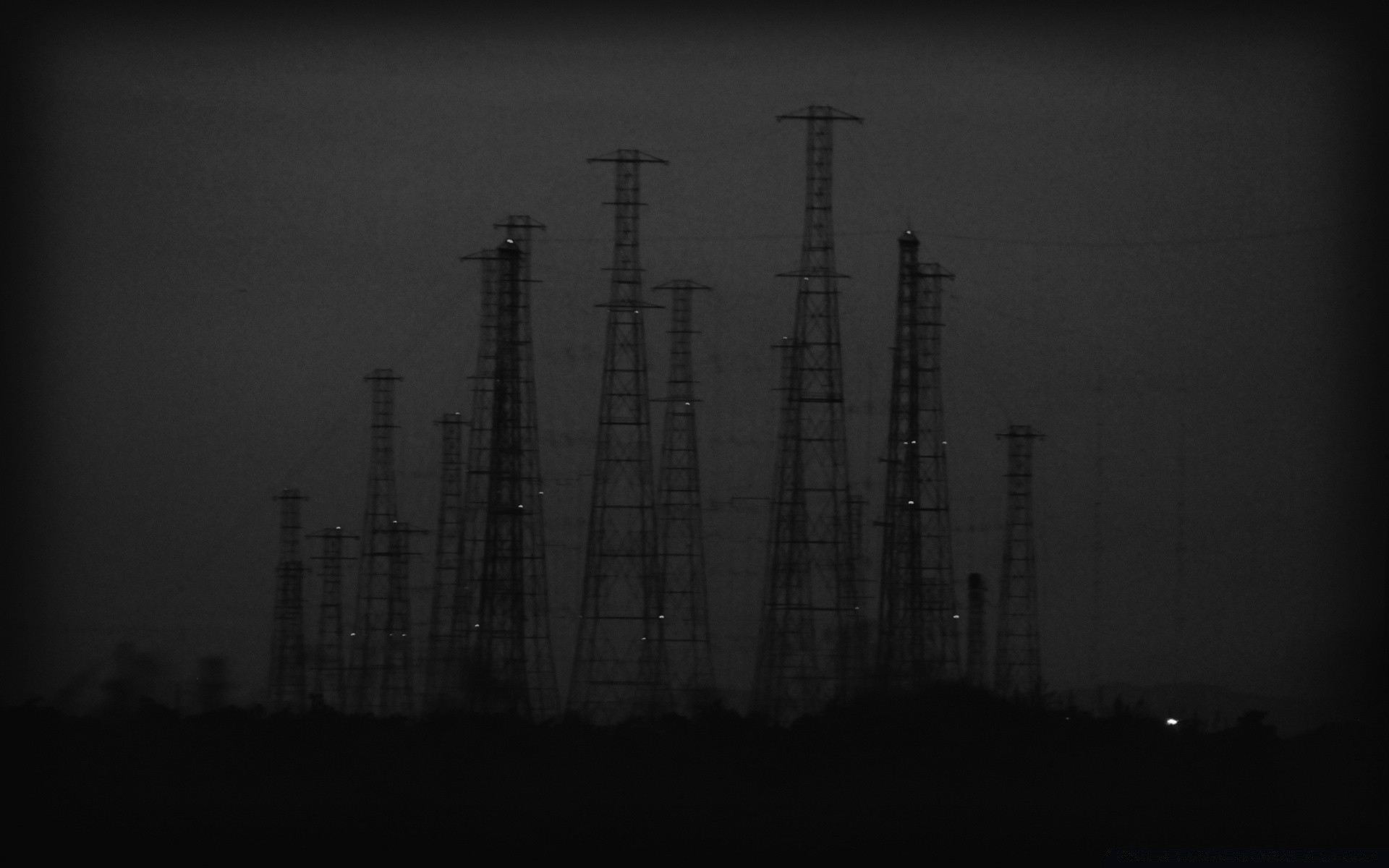 vintage sanayi tek renkli gökyüzü siluet kirlilik karanlık çelik enerji elektrik teknoloji duman öğütücü ışık