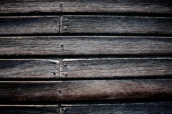 Texture of the old wooden floor