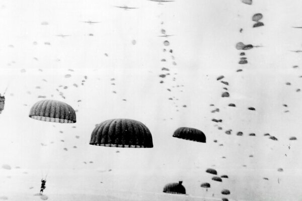 Paracaídas, paracaídas Vintage, vuelo