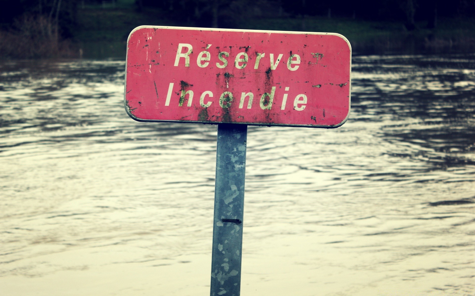 vintage carretera señal guía agua advertencia viajes tráfico poste símbolo sistema de transporte escritorio