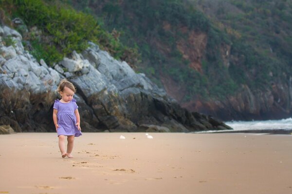 Strand am Meer in der Natur