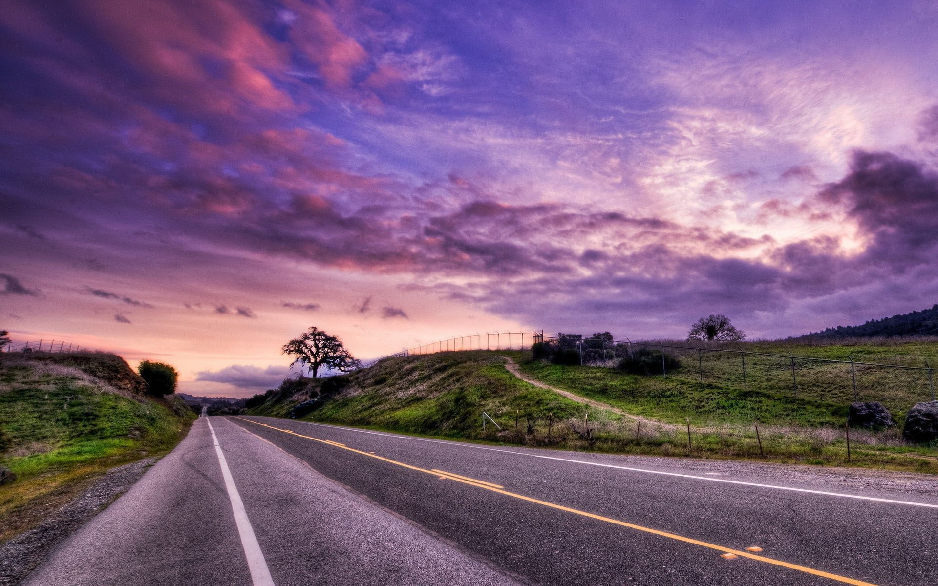 pôr do sol e amanhecer estrada asfalto céu paisagem viagens estrada guia natureza rural rua pôr do sol nuvem