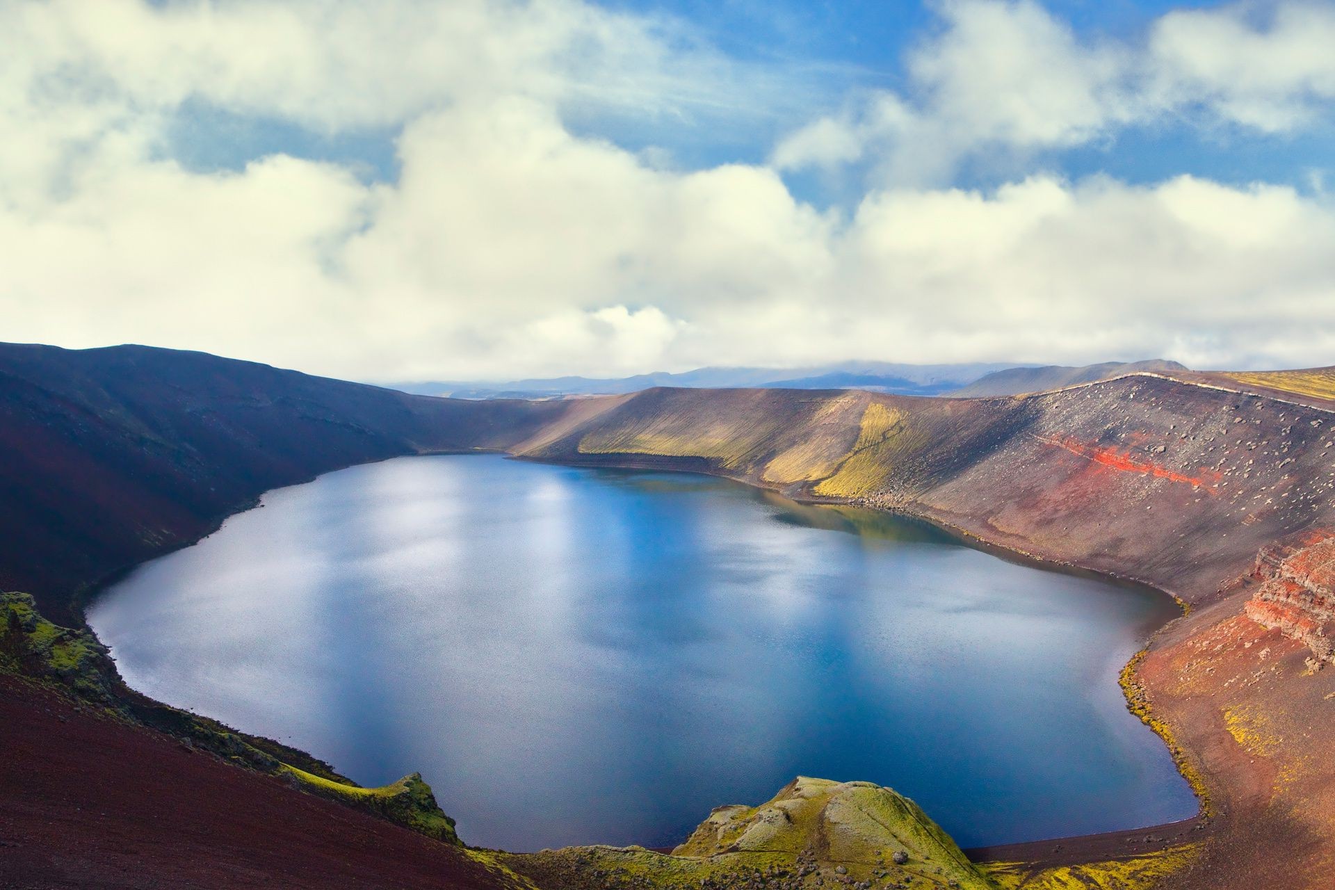 lake water landscape travel outdoors river volcano sky nature mountain