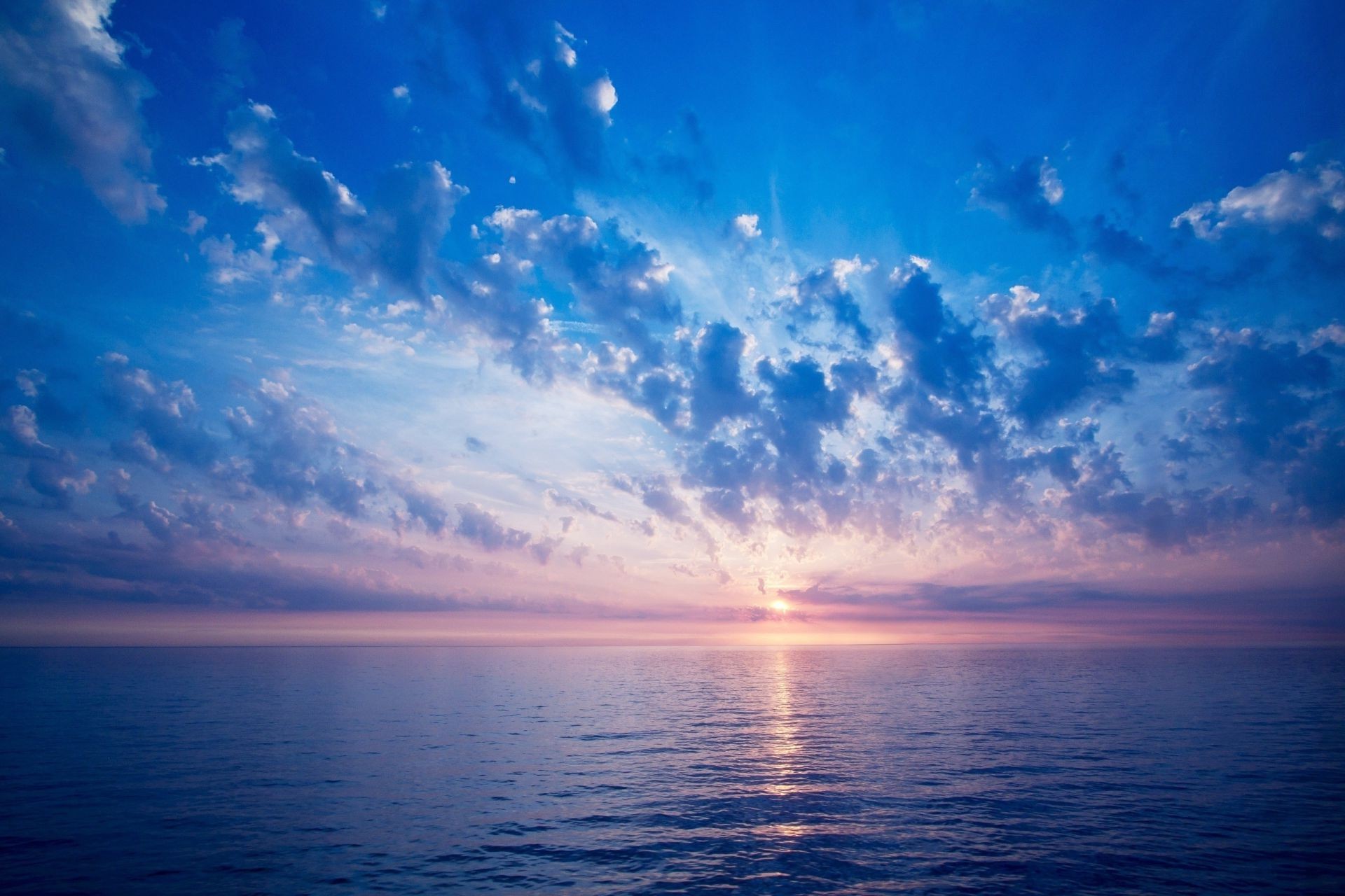 Clouds Sea Wallpaper light sun sky horizon - Phone wallpapers