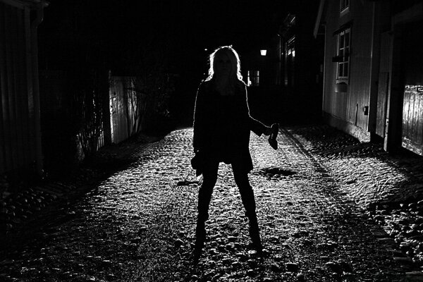 Schwarz-Weiß-Fotografie, Straße