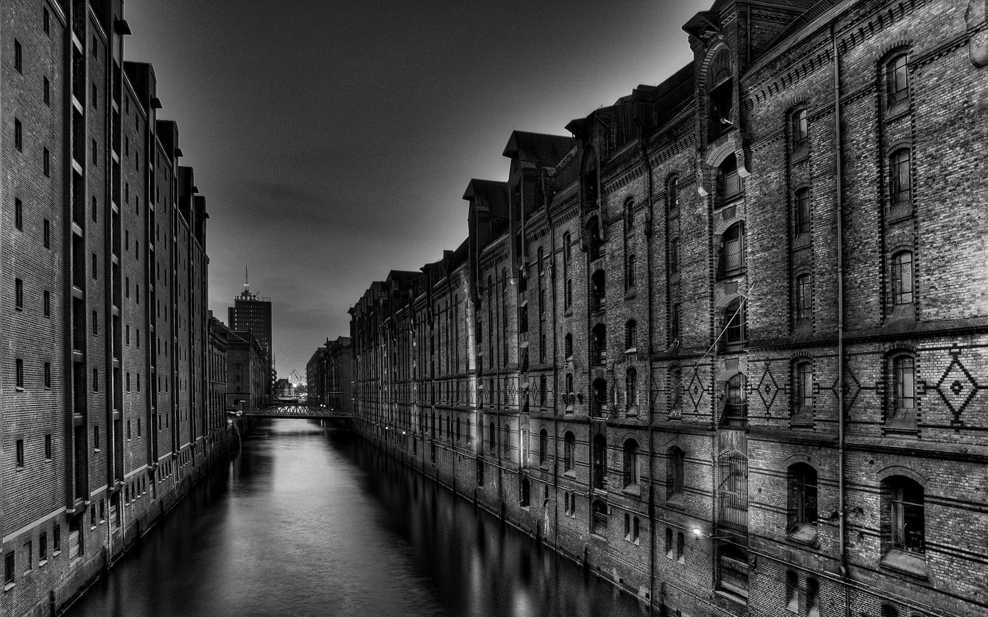 black monochrome architecture street black and white building city old dark window