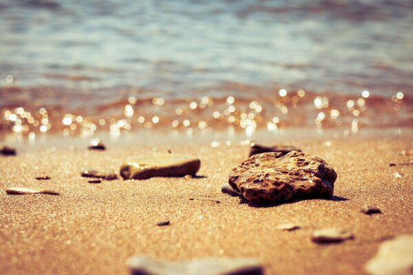 Träume vom zärtlichen Meer und dem goldenen Sand