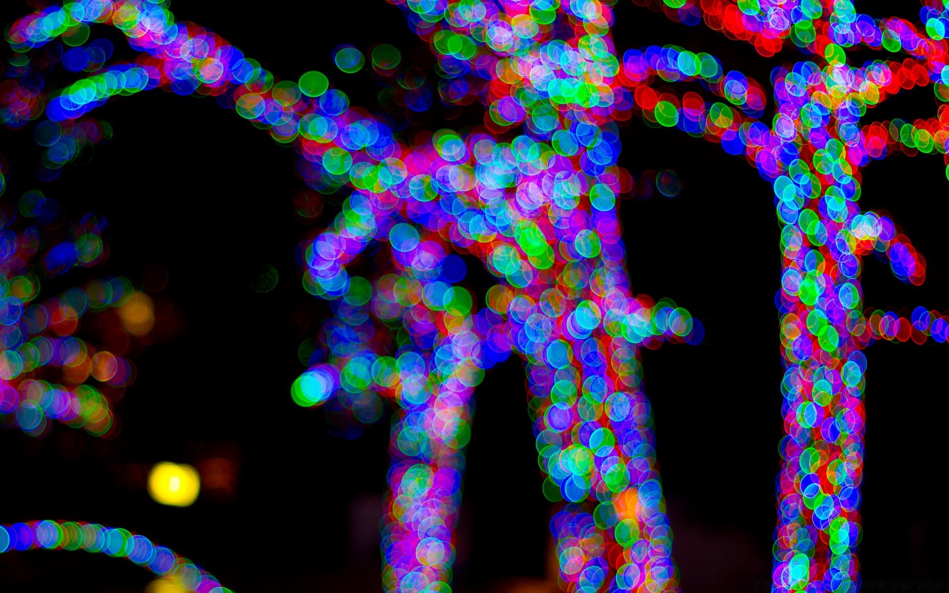 bokeh blur bright abstract shining color design christmas art pattern