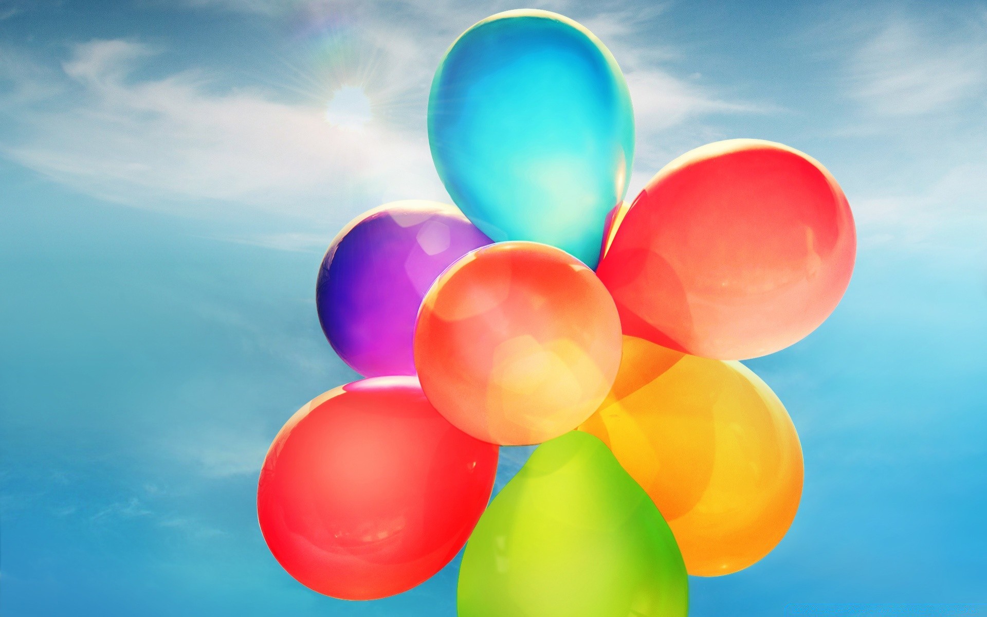 bright colors sky bright nature color desktop balloon round summer