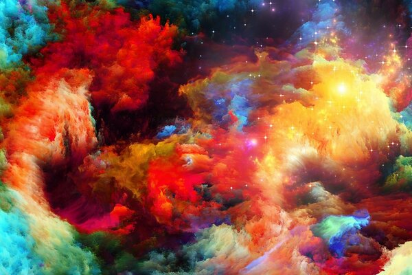 The deep universe is playing with colors