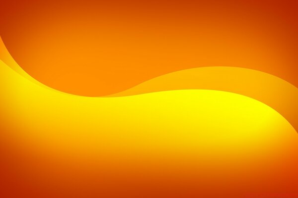 Abstract of bright yellow-orange color