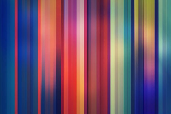 Colorful horizontal lines on the wallpaper