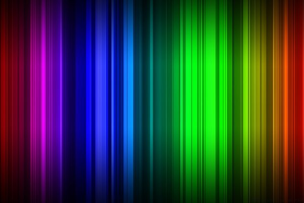 Bright rainbow wallpaper. All colors of the rainbow