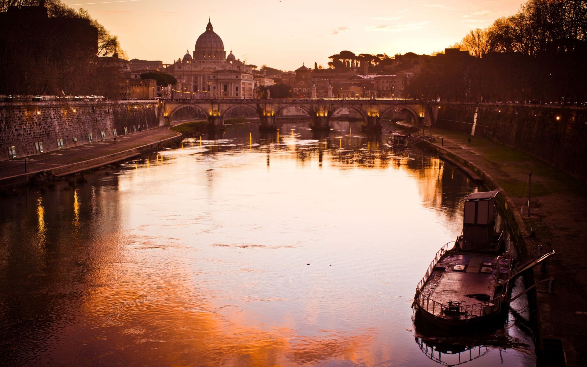 city water river reflection bridge sunset architecture dawn travel evening dusk canal building lake light outdoors sky