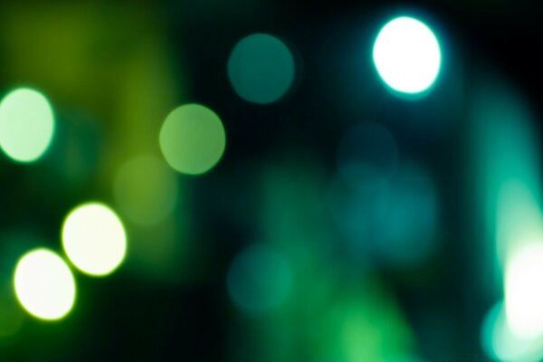 Efecto Blur luces brillantes