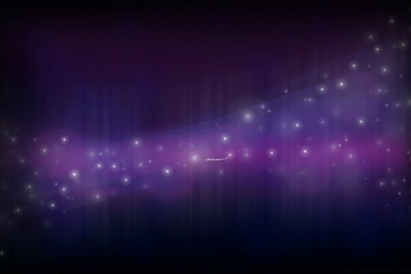 Bright stars on dark purple