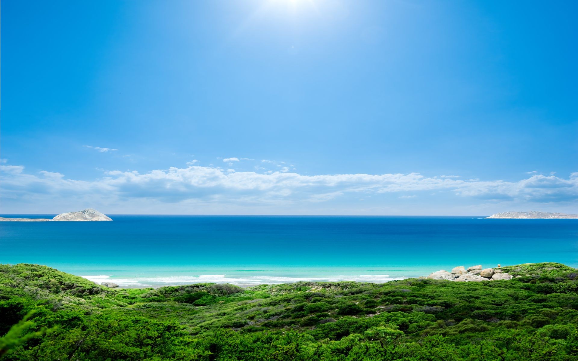 sea and ocean nature water summer sky travel outdoors sun fair weather tropical sea beach landscape sand