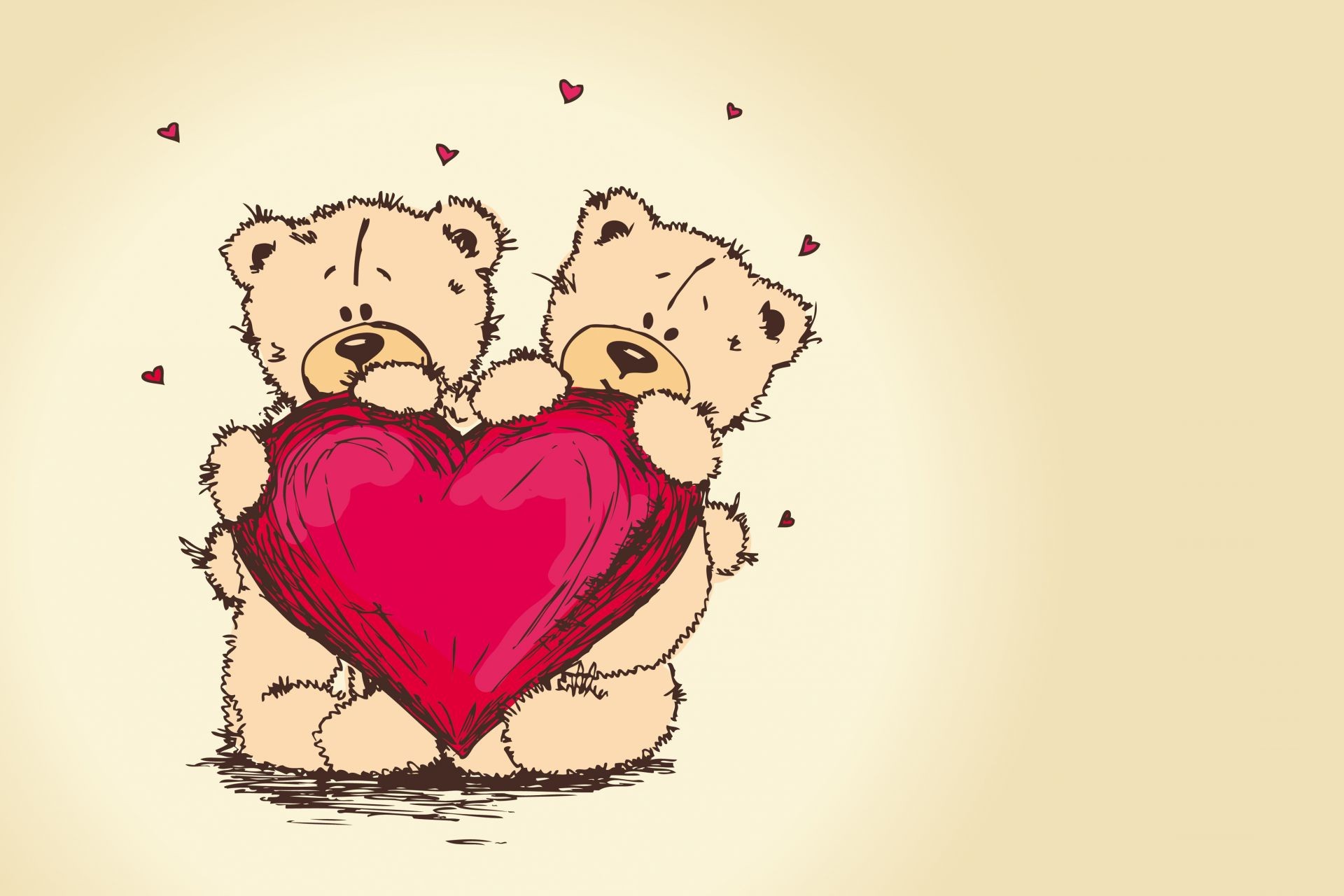 Медведи день святого валентина сердца бесплатно