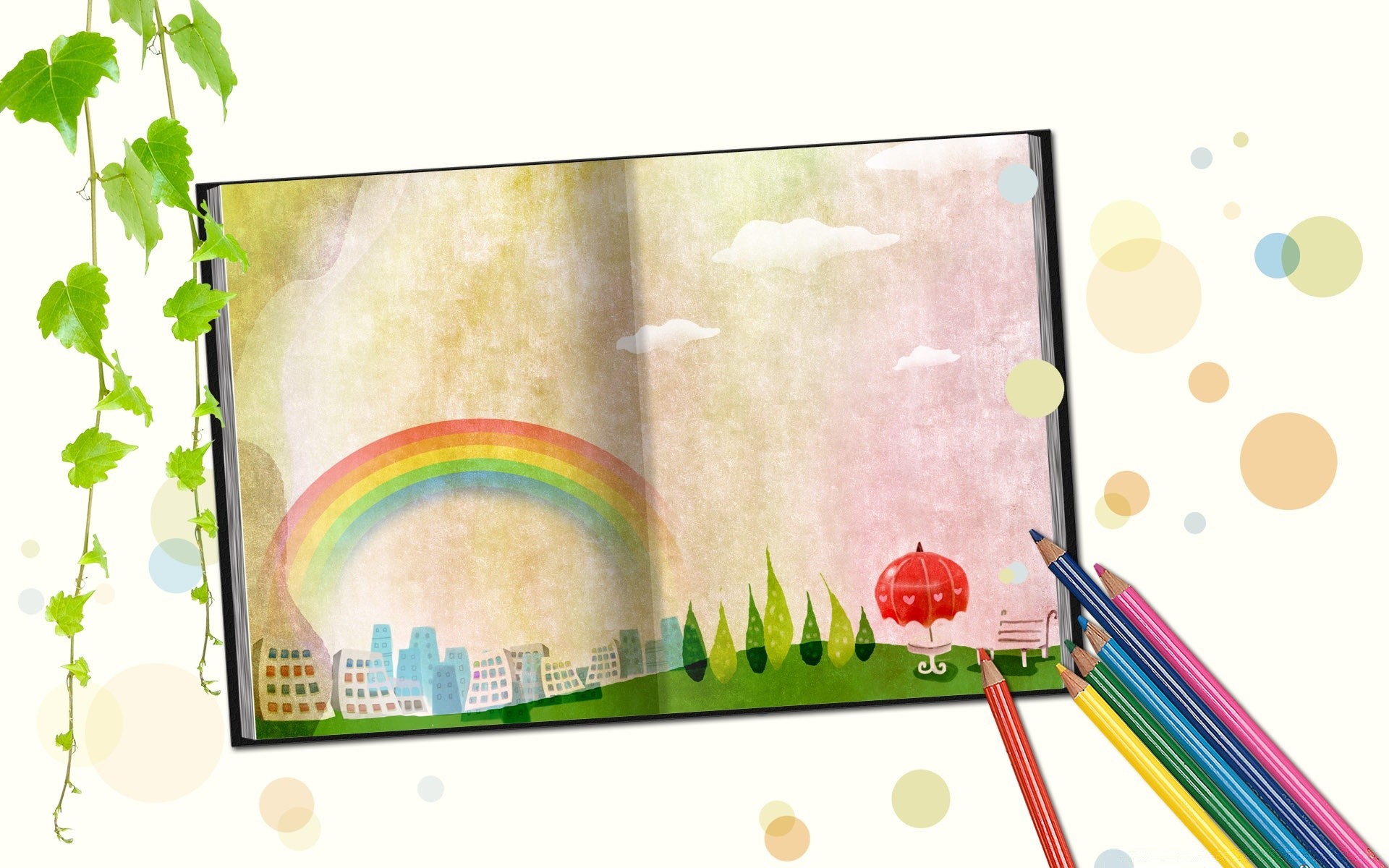 creativo carta desktop illustrazione photo frame vuoto design
