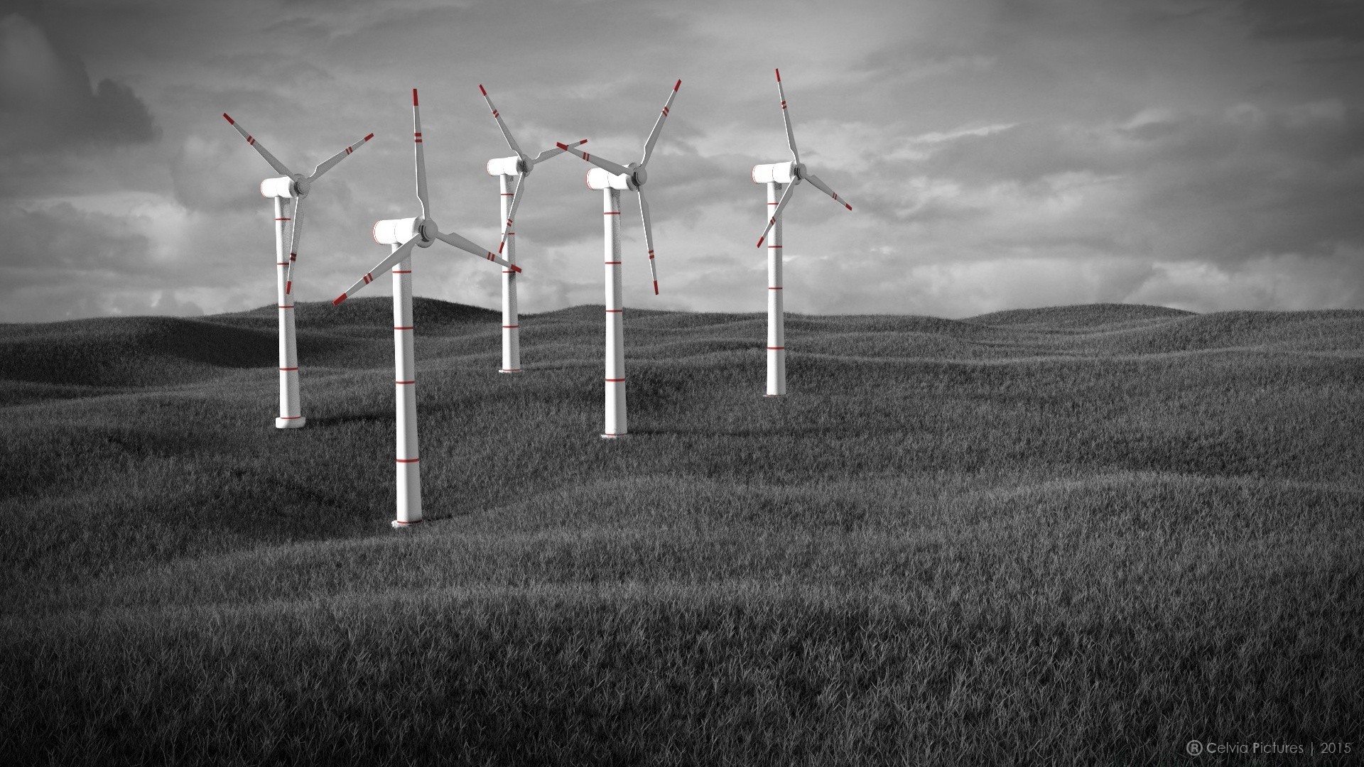 criativo paisagem fazenda moinho de vento vento energia campo eletricidade céu tecnologia ao ar livre