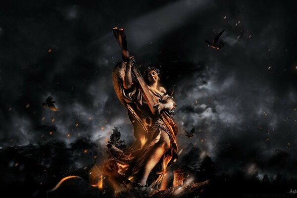 The Fiery Calamity of the Greek Goddess