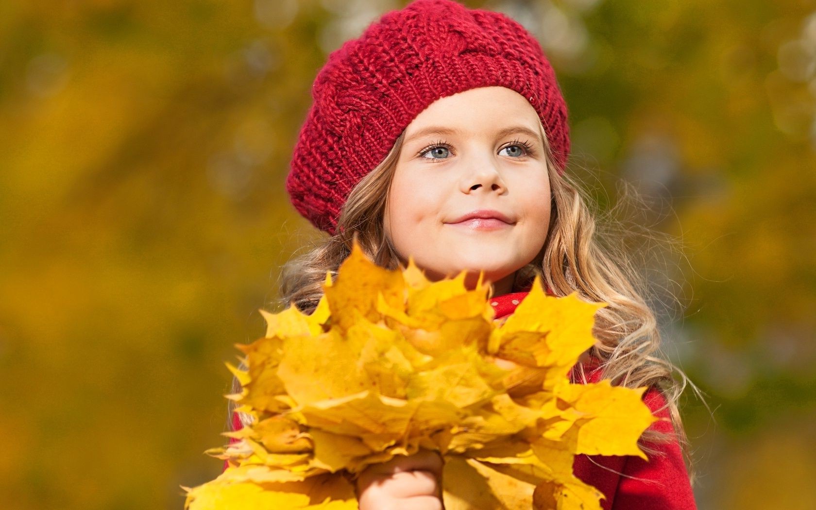 children in nature fall nature park outdoors child maple season beautiful little fun cute girl happiness winter