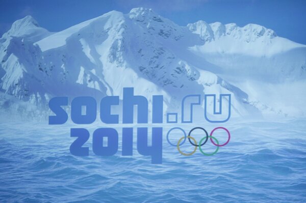 Эмблема олимпийский игр в Сочи в 2014 году