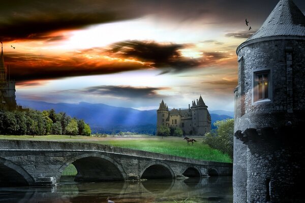 Journeys. Ancient castles. Architecture