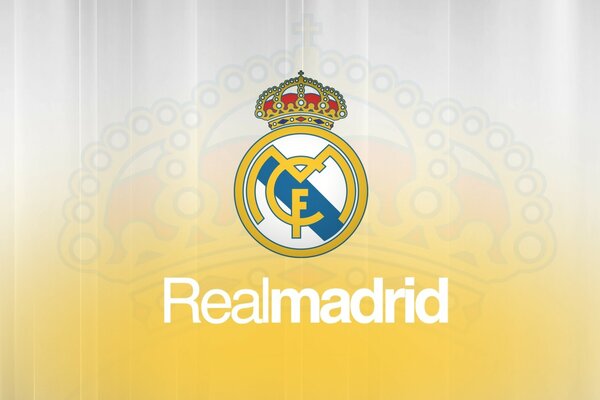 Эмблема футбольного клуба Realmadrid 