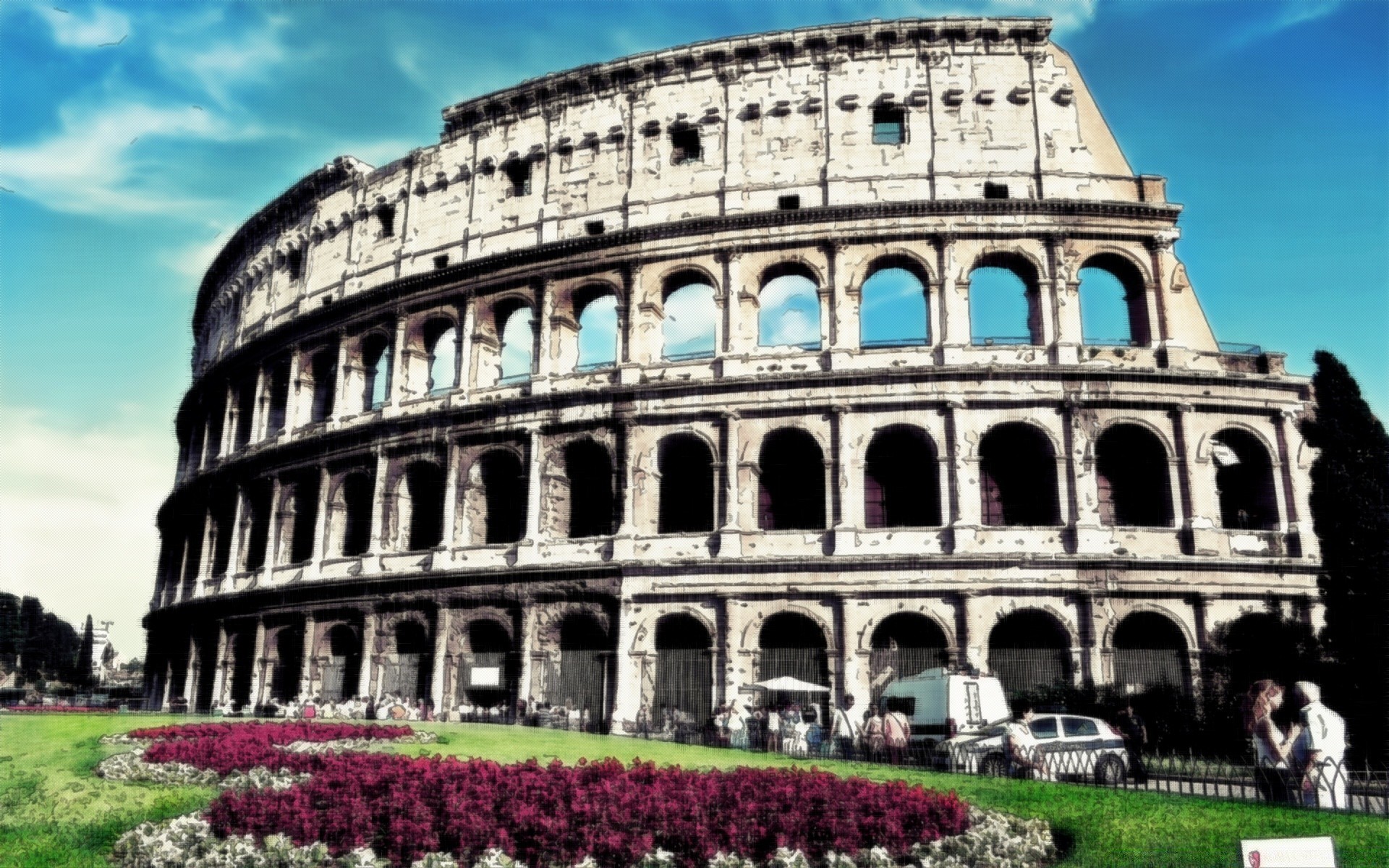 creativo arquitectura casa viajes estadio antiguo turismo al aire libre monumento antiguo cielo anfiteatro punto de referencia coliseo ciudad piedra famoso histórico arco exterior