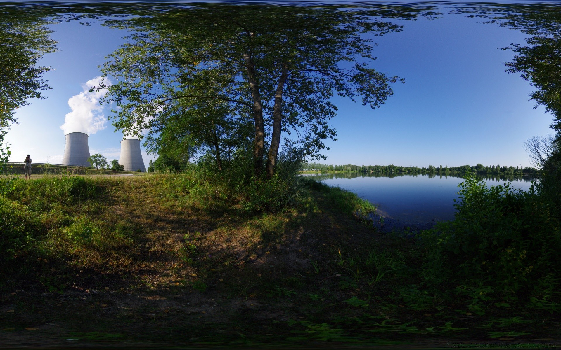 création paysage arbre eau lac nature réflexion en plein air rivière ciel voyage aube scénique environnement lumière du jour lumière parc été