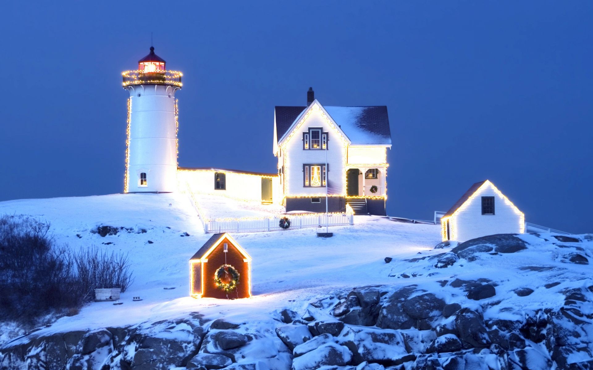 natale neve inverno all aperto cielo architettura viaggi casa casa faro luce del giorno sera paesaggio luce freddo natura