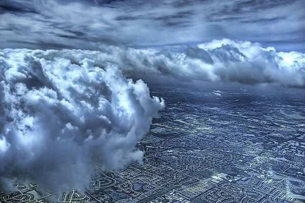 Sturm über die Stadt