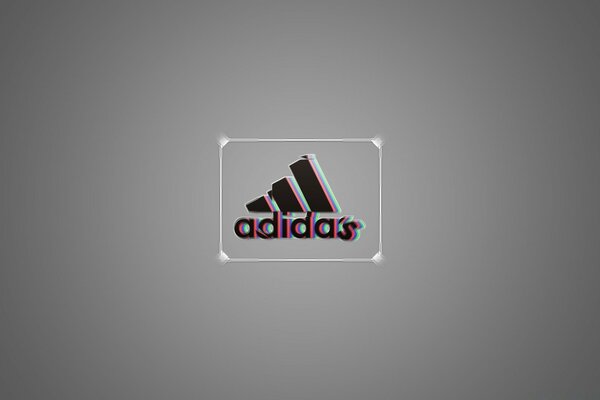 Stylized adidas logo in vector