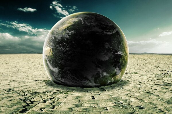 Graphic image of the planet earth