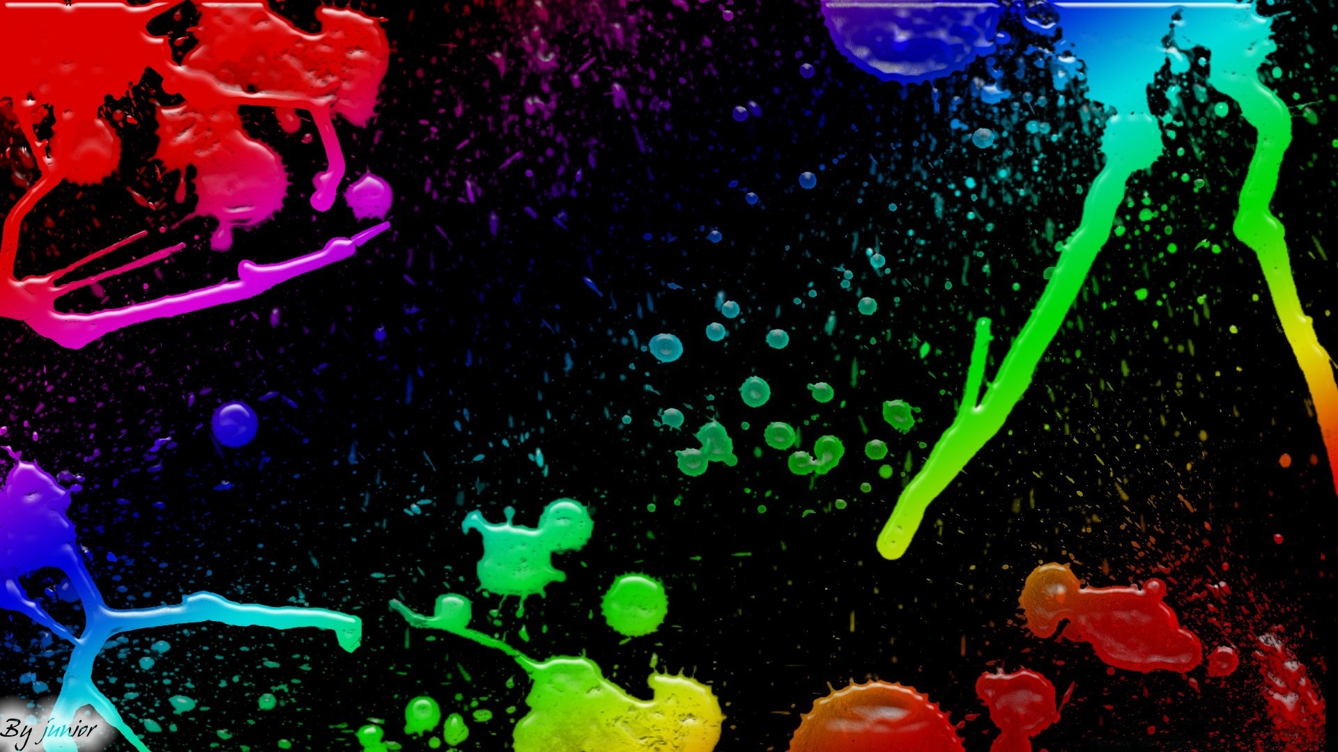 colores brillantes movimiento ciencia caída splash