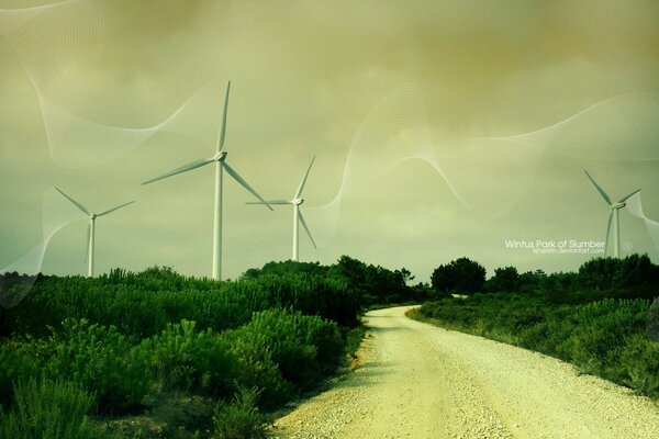 Windmühlen als Energiequelle