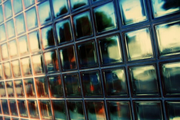 Glass, square windows and abstraction