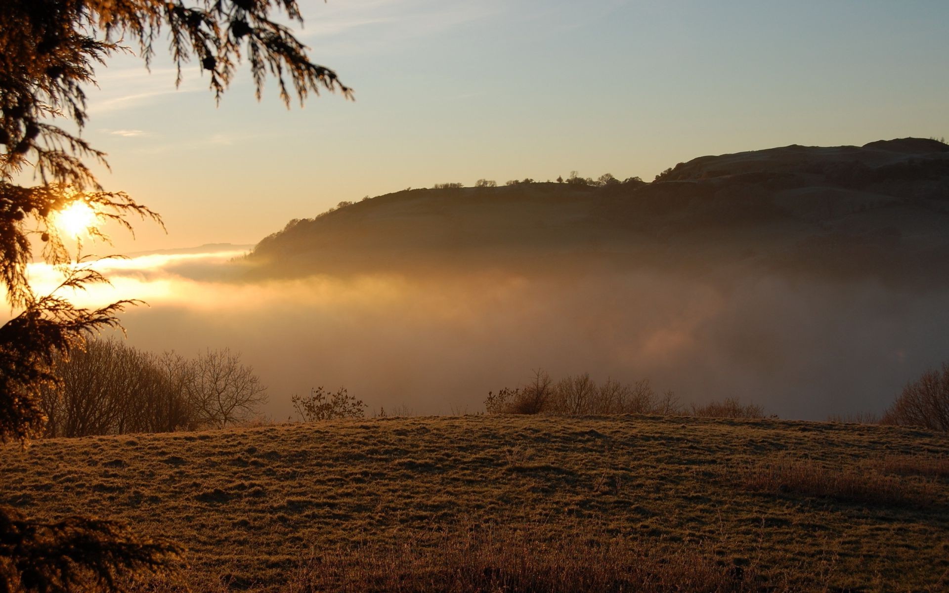 montagna tramonto alba paesaggio sera albero crepuscolo all aperto cielo nebbia illuminato deserto sole luce