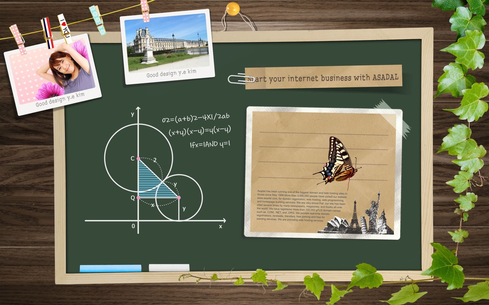 criativo madeira moldura educação natureza ao ar livre vazio