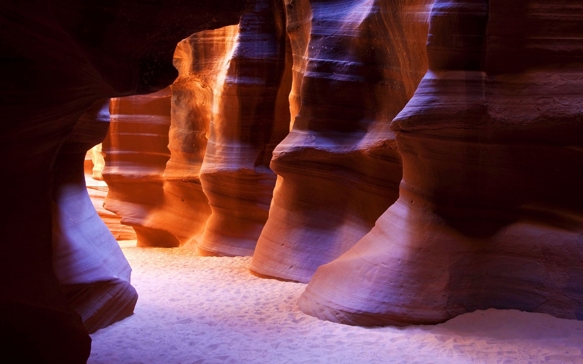 canyons flou voyage canyon lumière grès mouvement eau