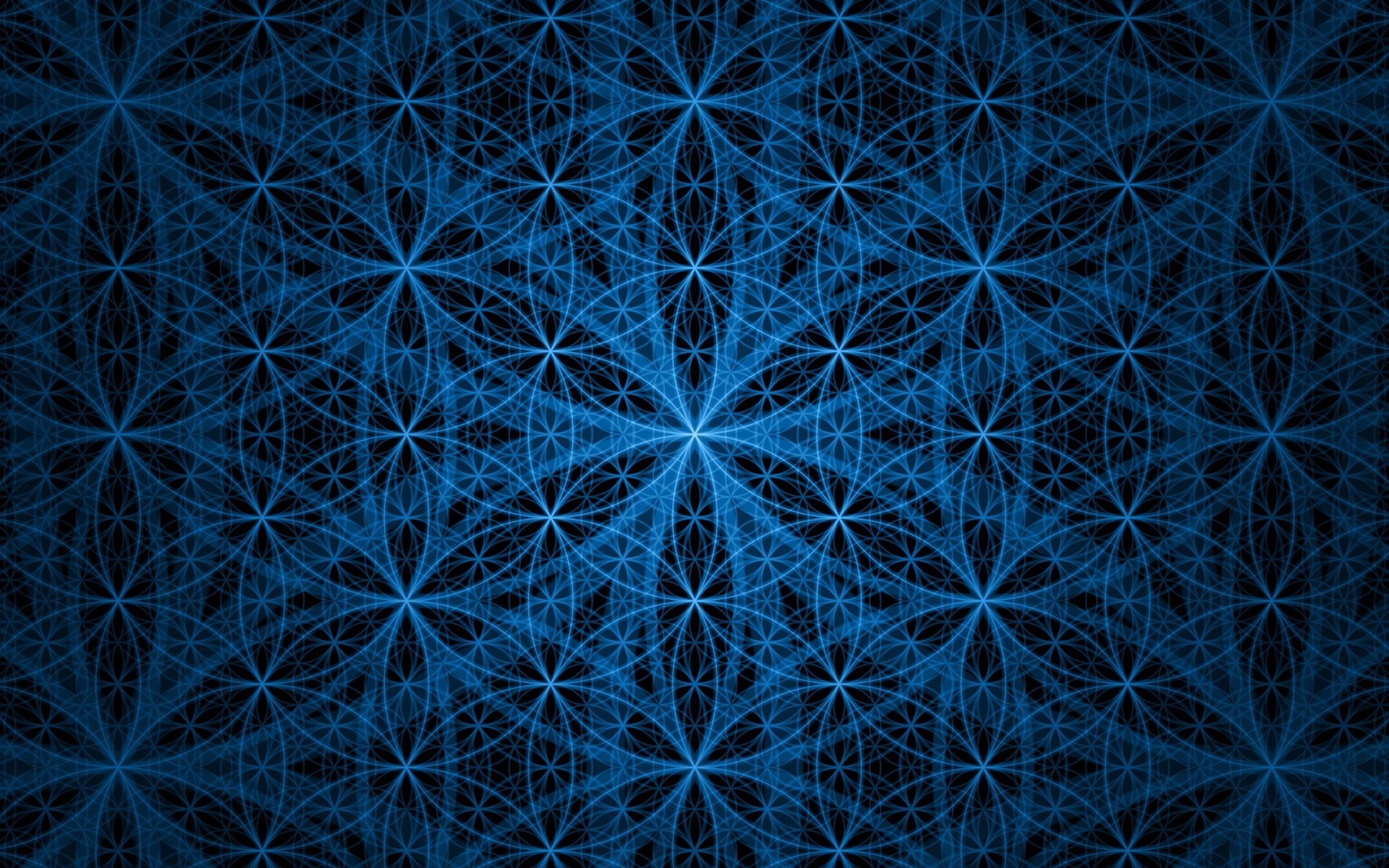 узоры черный голубой