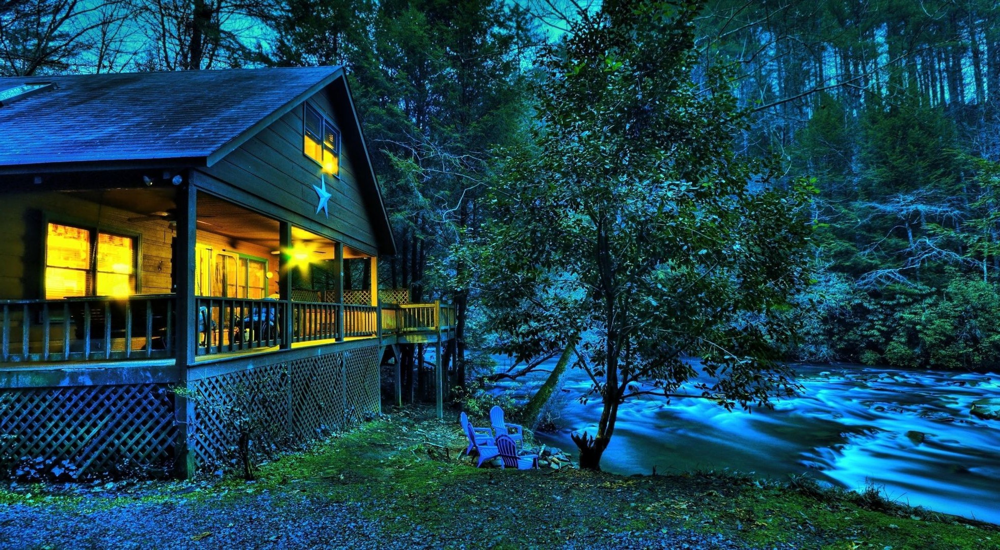 nacht abenddämmerung abenddämmerung holz natur holz wasser im freien landschaft reisen licht sommer