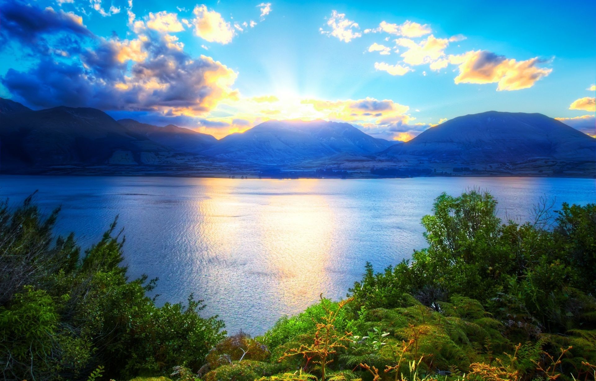 see wasser landschaft natur reisen sonnenuntergang himmel dämmerung reflexion sommer landschaftlich abend im freien berge insel meer baum gutes wetter sonne