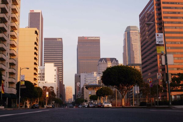 Arquitectura de rascacielos en el centro de la ciudad