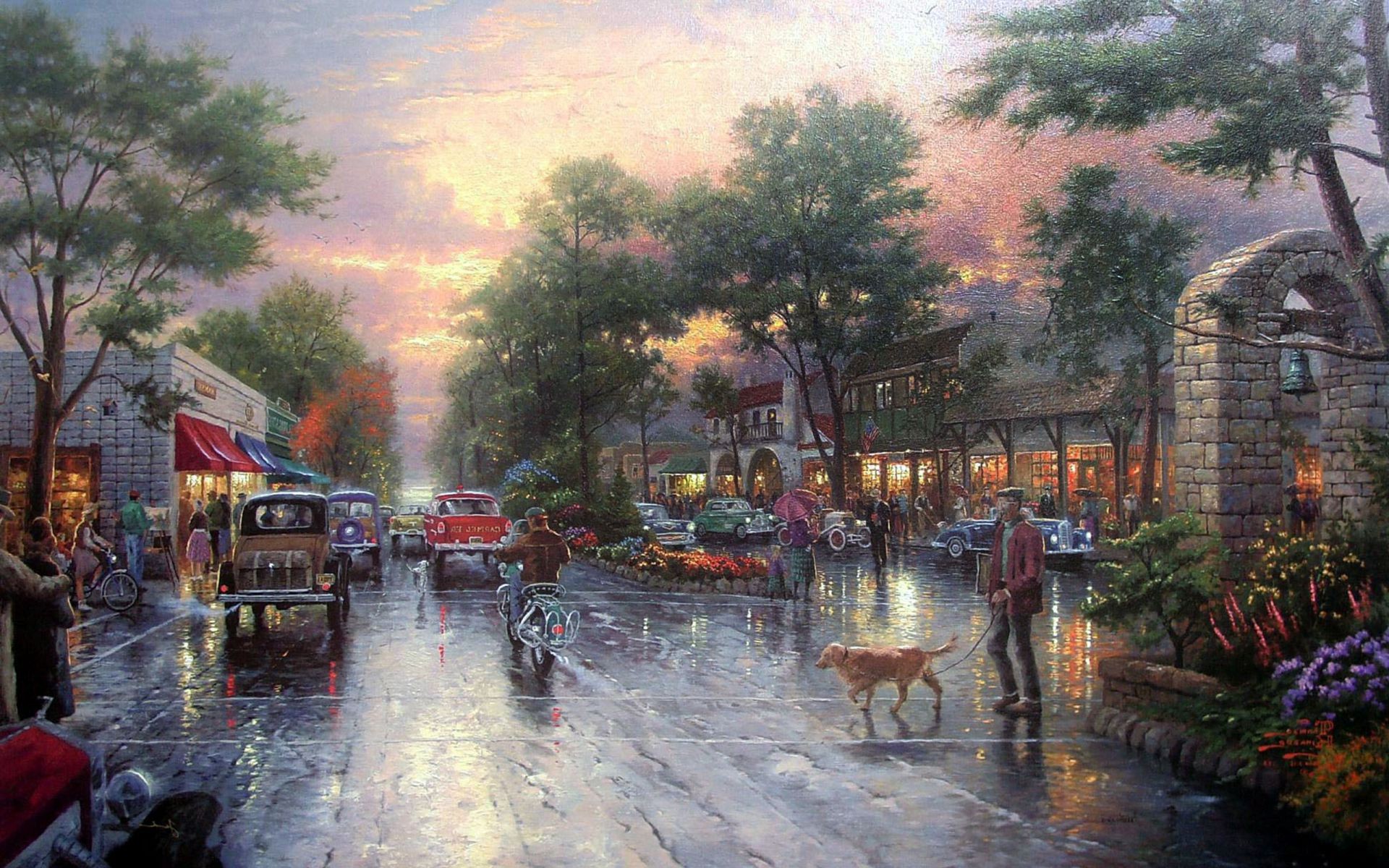city and architecture street city travel tourism water town tourist group architecture road flood evening urban building outdoors house river